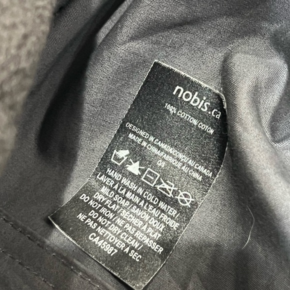 Nobis Canada Corduroy Brown Hat Ear Flaps Cap Unisex - Picture 6 of 6